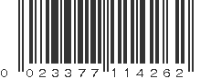 UPC 023377114262