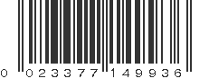 UPC 023377149936