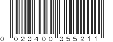 UPC 023400355211