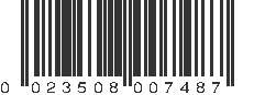 UPC 023508007487