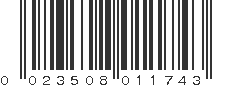 UPC 023508011743