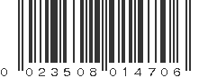 UPC 023508014706