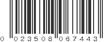 UPC 023508067443