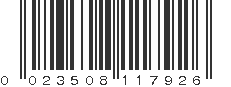 UPC 023508117926