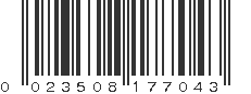 UPC 023508177043