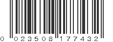 UPC 023508177432