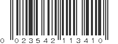 UPC 023542113410