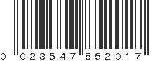 UPC 023547852017