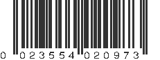 UPC 023554020973