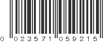 UPC 023571059215