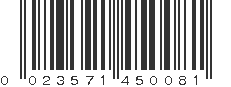 UPC 023571450081