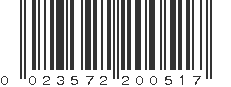 UPC 023572200517