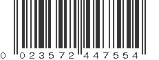 UPC 023572447554