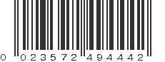 UPC 023572494442