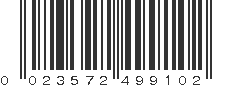 UPC 023572499102