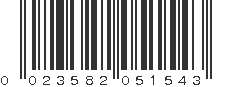 UPC 023582051543