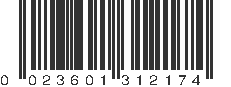 UPC 023601312174