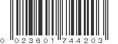 UPC 023601744203