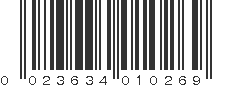 UPC 023634010269