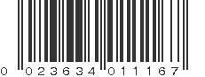 UPC 023634011167