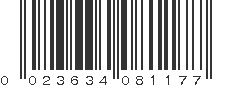 UPC 023634081177