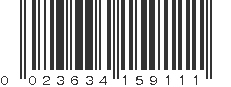 UPC 023634159111