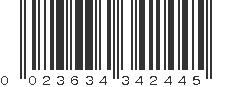 UPC 023634342445