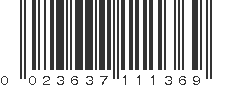 UPC 023637111369