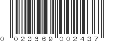 UPC 023669002437