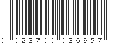 UPC 023700036957