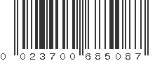 UPC 023700685087