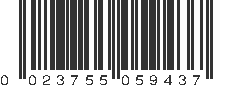 UPC 023755059437