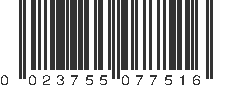 UPC 023755077516