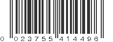 UPC 023755414496