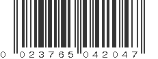 UPC 023765042047