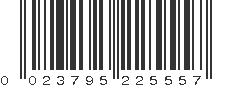 UPC 023795225557