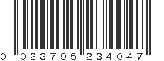 UPC 023795234047