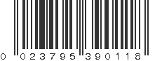 UPC 023795390118