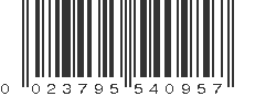 UPC 023795540957