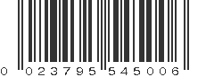 UPC 023795545006