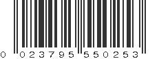 UPC 023795550253