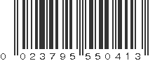 UPC 023795550413