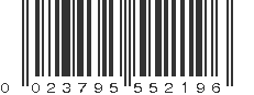 UPC 023795552196