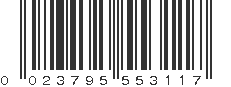 UPC 023795553117