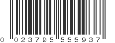 UPC 023795555937