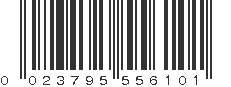 UPC 023795556101