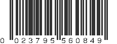 UPC 023795560849