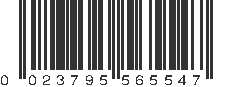UPC 023795565547