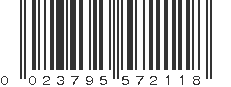 UPC 023795572118