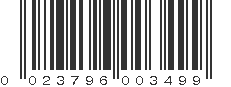 UPC 023796003499